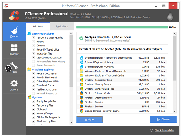 ccleaner professional